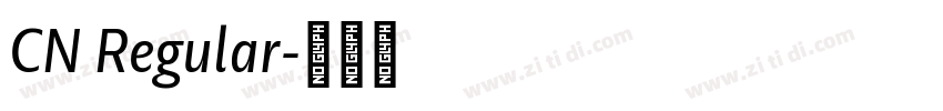 CN Regular字体转换